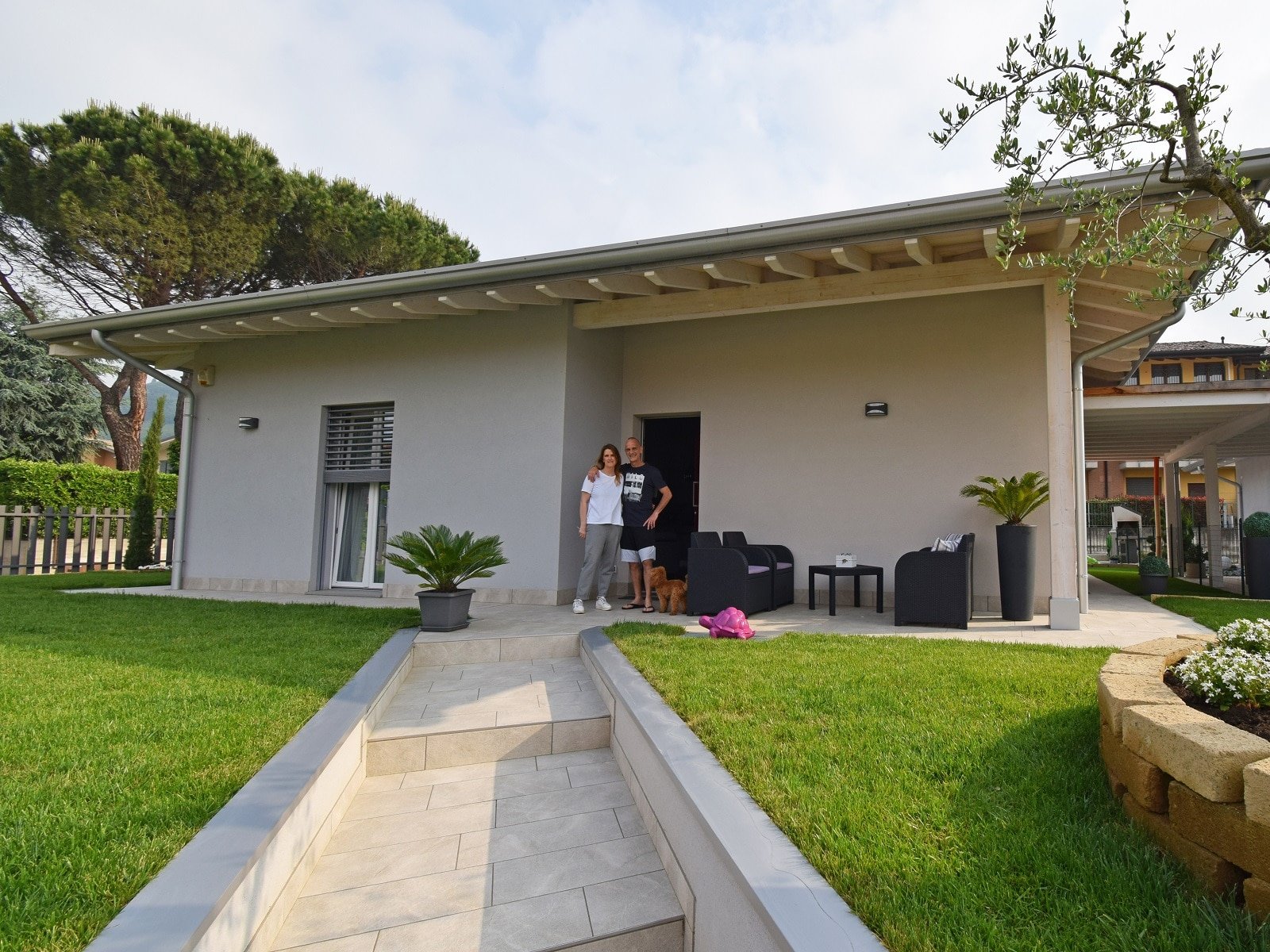Villa in legno a Scanzorosciate, Bergamo
