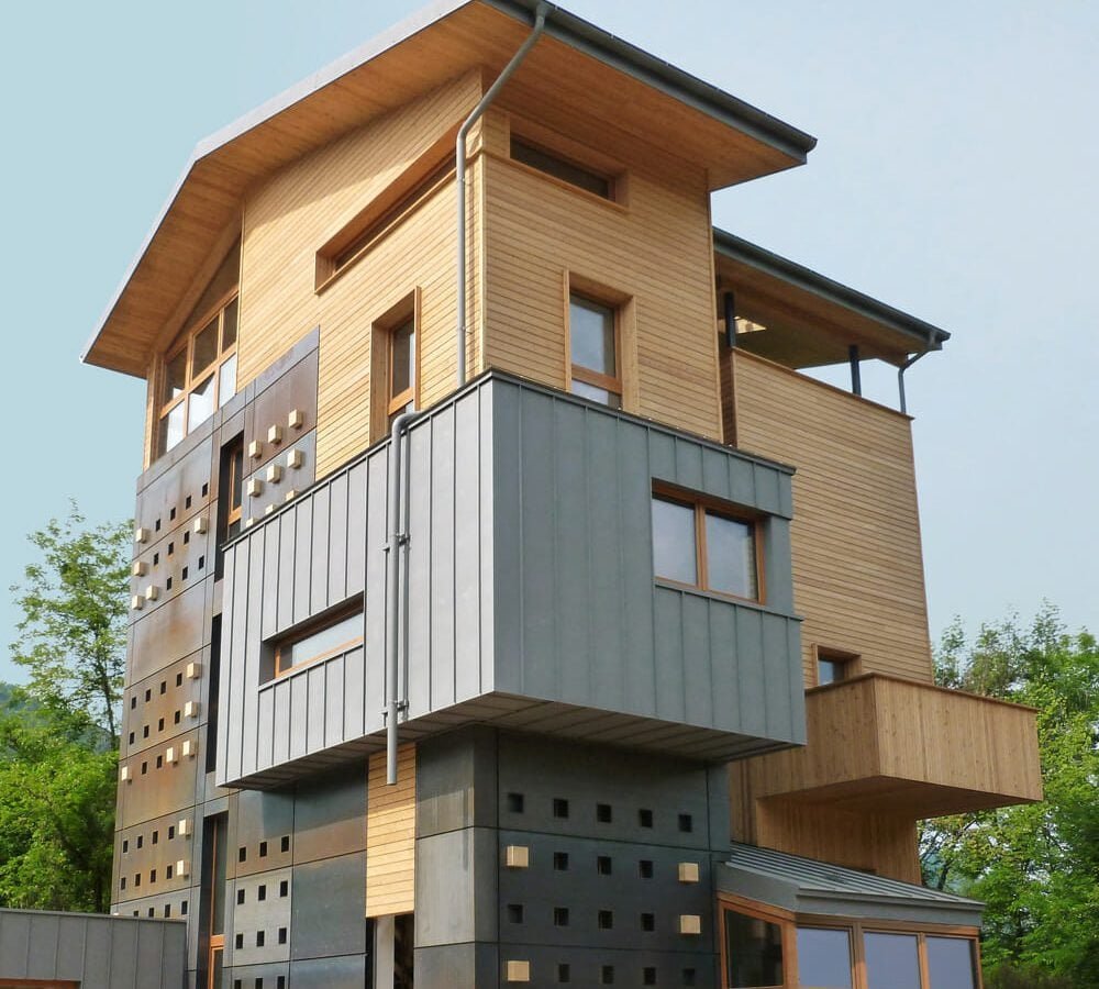 3 ville moderne in legno da sogno