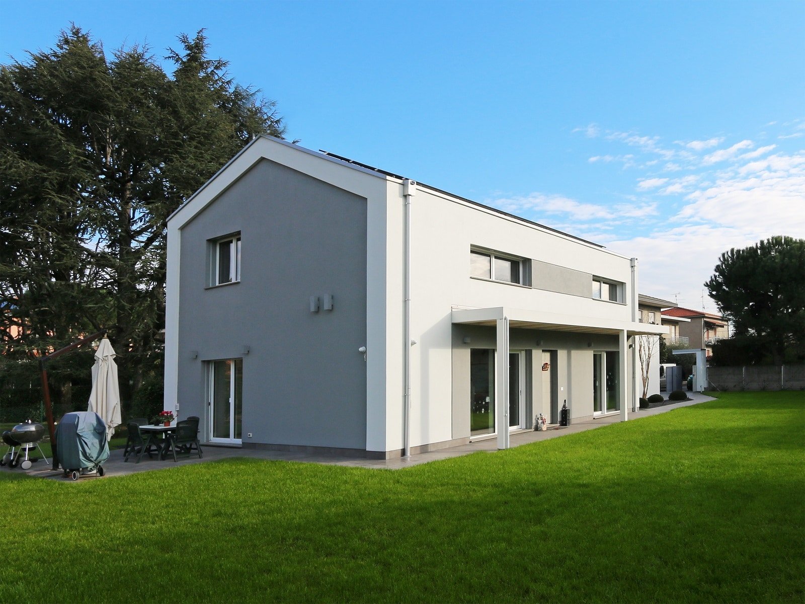 villa in legno singola meda