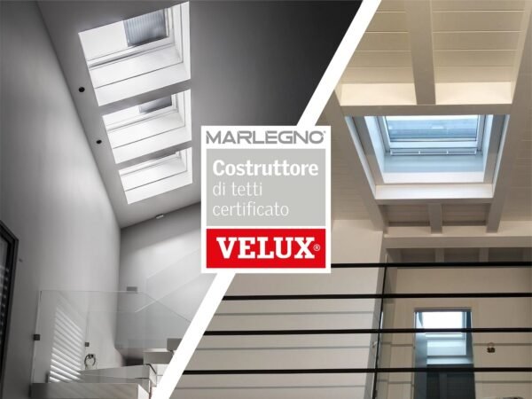 Marlegno diventa costruttore di tetti in legno certificato VELUX<sup>®</sup>