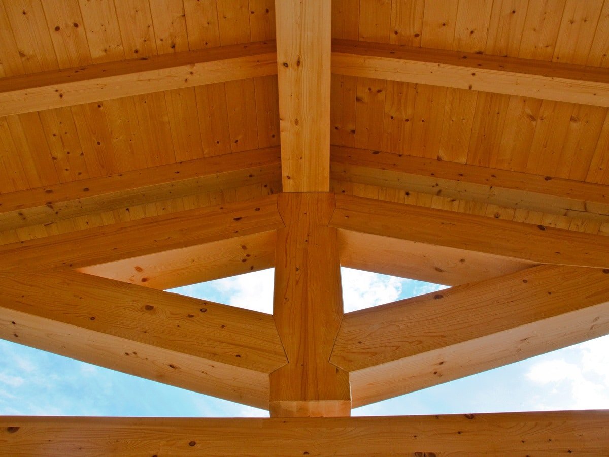 Villa classica in legno a Cenate Sopra Bergamo