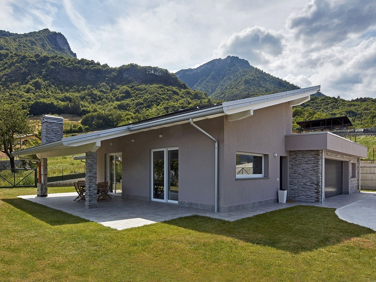 Villa singola in legno a Sovere