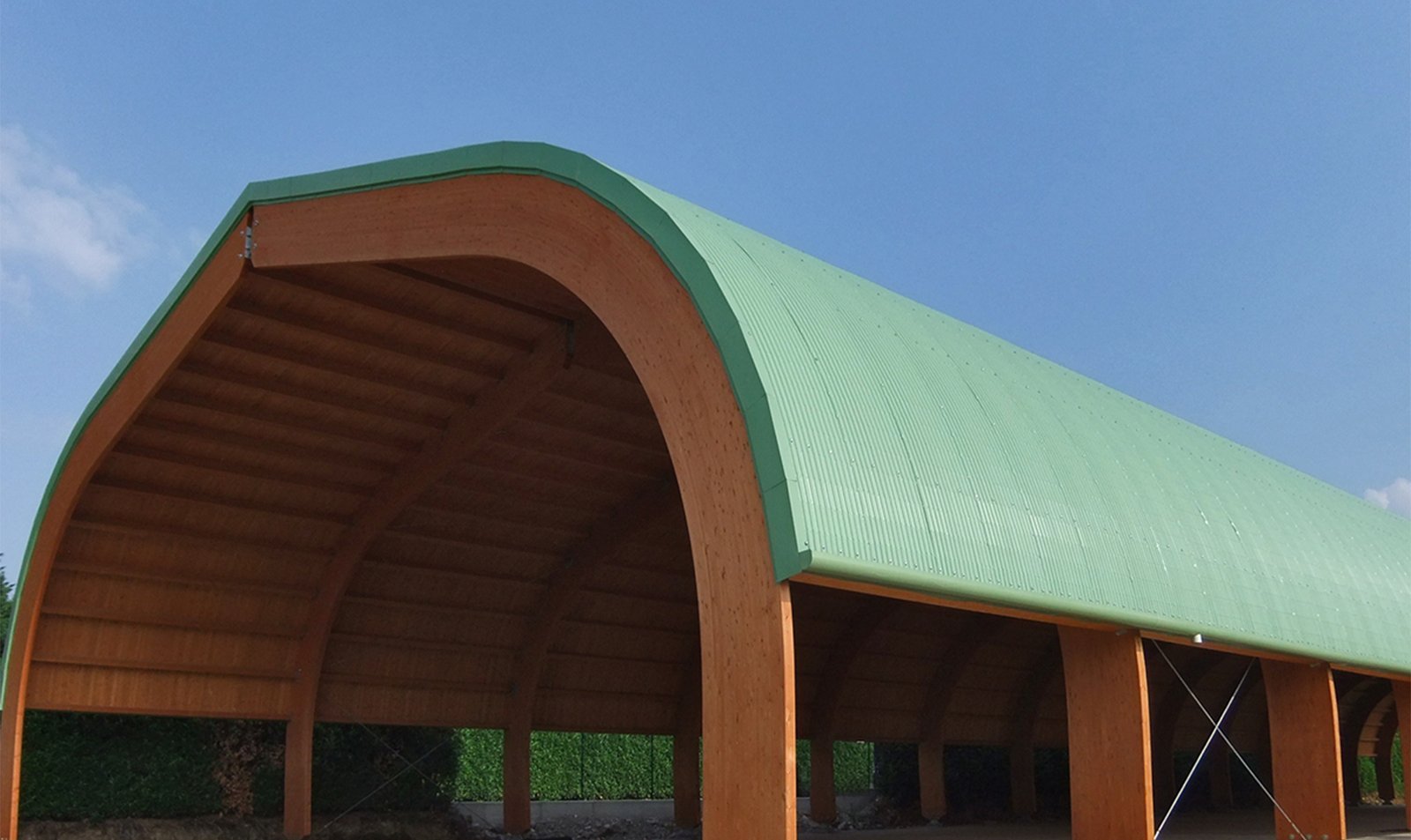 Il legno lamellare ha una resistenza al fuoco superiore al legno naturale, ha ottime capacità anti sismiche grazie alla capacita di flettersi senza rompersi ed una economicità e leggerezza nelle costruzioni rispetto al cemento armato.