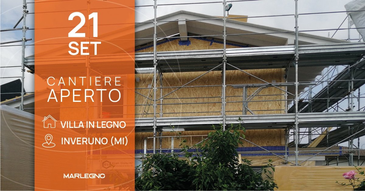 Cantiere Aperto: Villa in legno a Inveruno (MI)