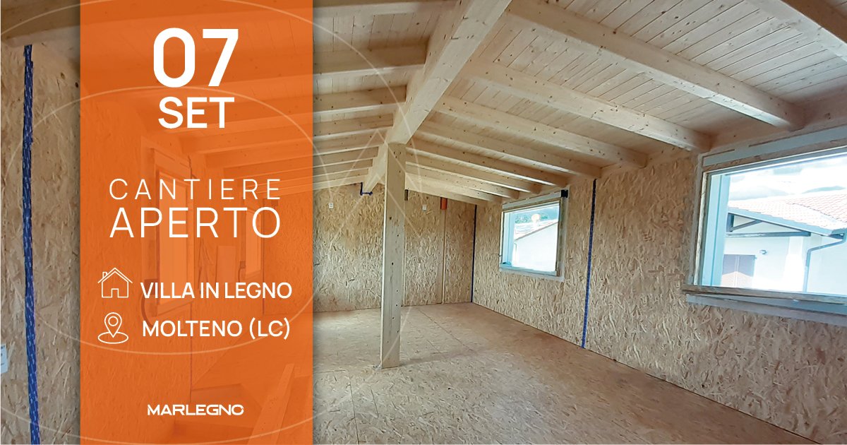 Cantiere Aperto: Villa in legno a Molteno (LC)