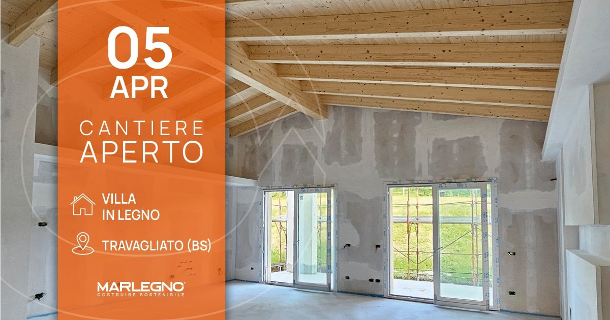 Cantiere Aperto: Villa in legno a Travagliato (BS)
