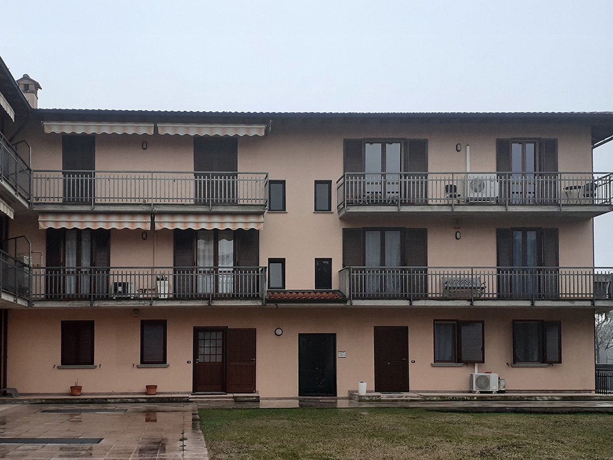 Condominio prima della riqualificazione con il sistema Guscio di Marlegno